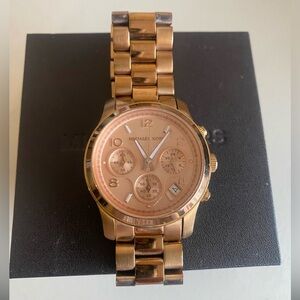 Michael Kors rose gold watch